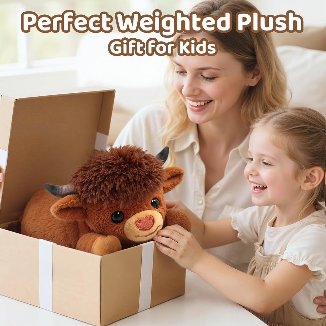 Mewaii Animales de Peluche con Peso con Almohadilla Térmica para Mi...