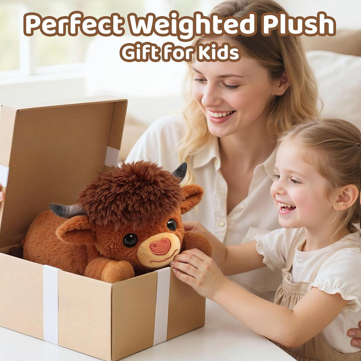 Mewaii Animales de Peluche con Peso con Almohadilla Térmica para Mi...