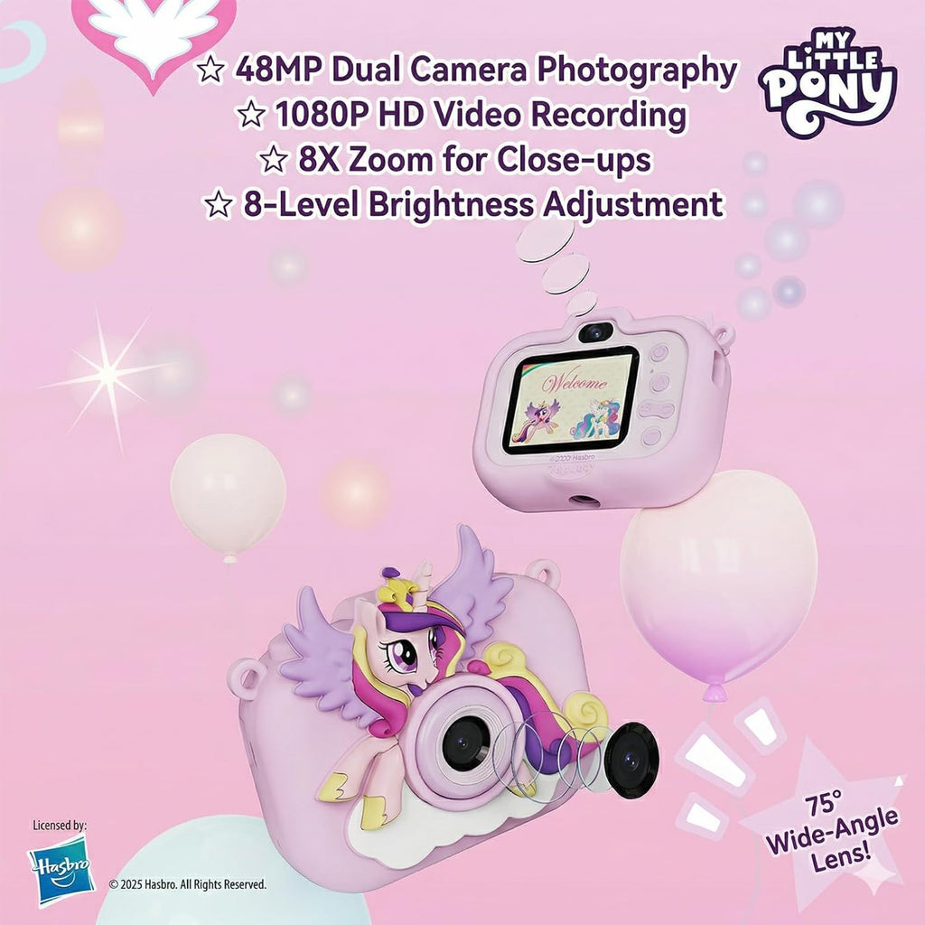 My Little Pony Princess Series Cámaras para niños, cámaras digitale...
