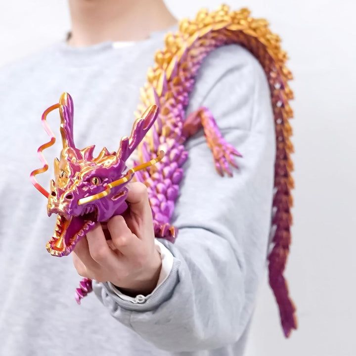 Modelos de dragón impresos en 3D súper grandes de 47.3 pulgadas, fi...