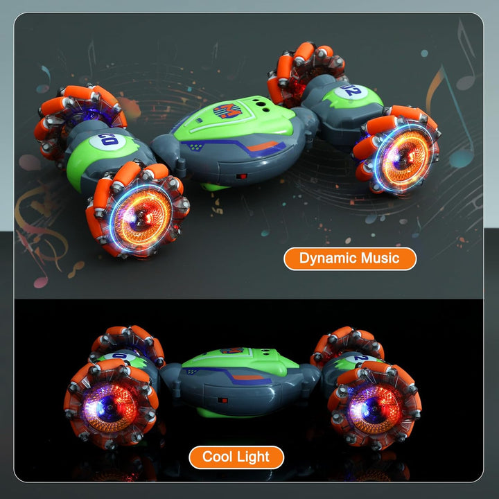 QXHOL Coche de Acrobacias RC con Detección de Gestos para Niños de...