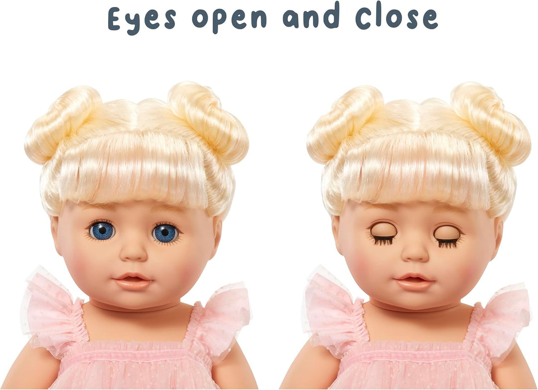 Baby Born Muñeca de cumpleaños Annabell - Ojos azules: característi...