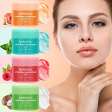 Juego de 12 mascarillas nocturnas para labios, tratamiento labial d...