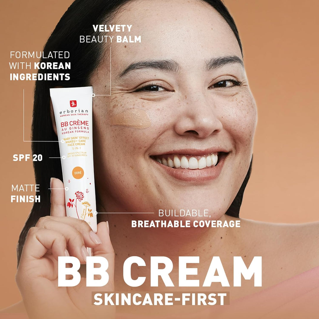 Erborian BB Crema Matte Beauty Balm SPF 20, Cuidado de la piel core...