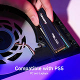 fanxiang SSD NVMe PCIe Gen 4 de 1 TB para juegos para PS5, hasta 70...