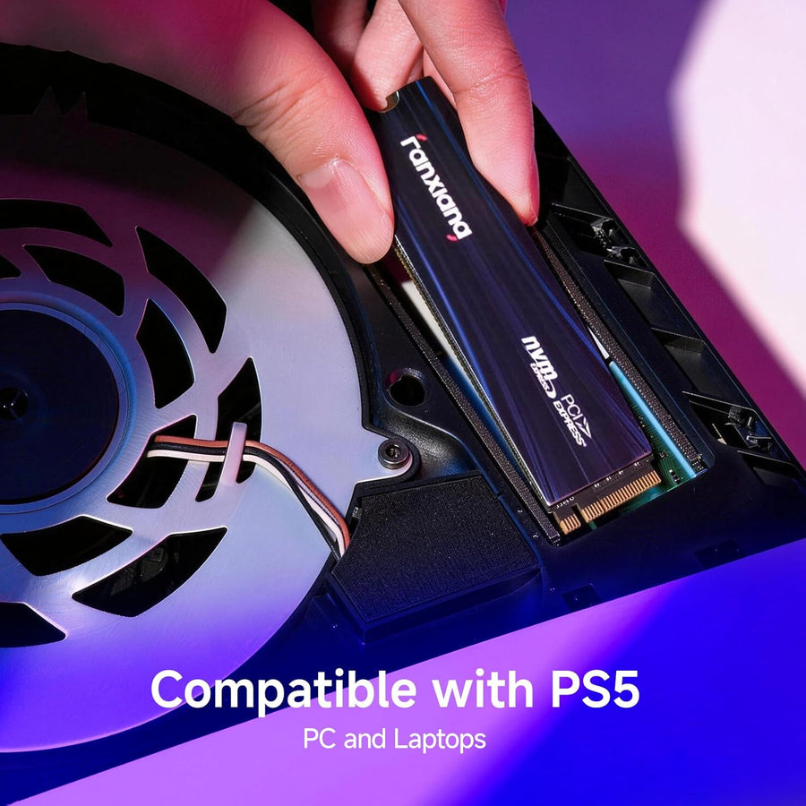fanxiang SSD NVMe PCIe Gen 4 de 1 TB para juegos para PS5, hasta 70...