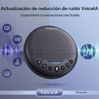 EMEET Luna Plus - Altavoz de conferencia y micrófono con 8 micrófonos