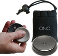 ONO Slider - Juguete fidget de mano para adultos | Ayuda a aliviar el estrés, la ansiedad, la tensión | Promueve el enfoque, la claridad | Diseño compacto y portátil (Natural - Titanio)