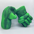NuGeriAZ Guantes de superhéroe para niños, manos de superhéroe, de felpa suave, puños de héroe, cosplay, para niños, Navidad, Halloween, regalo de cumpleaños (verde C)