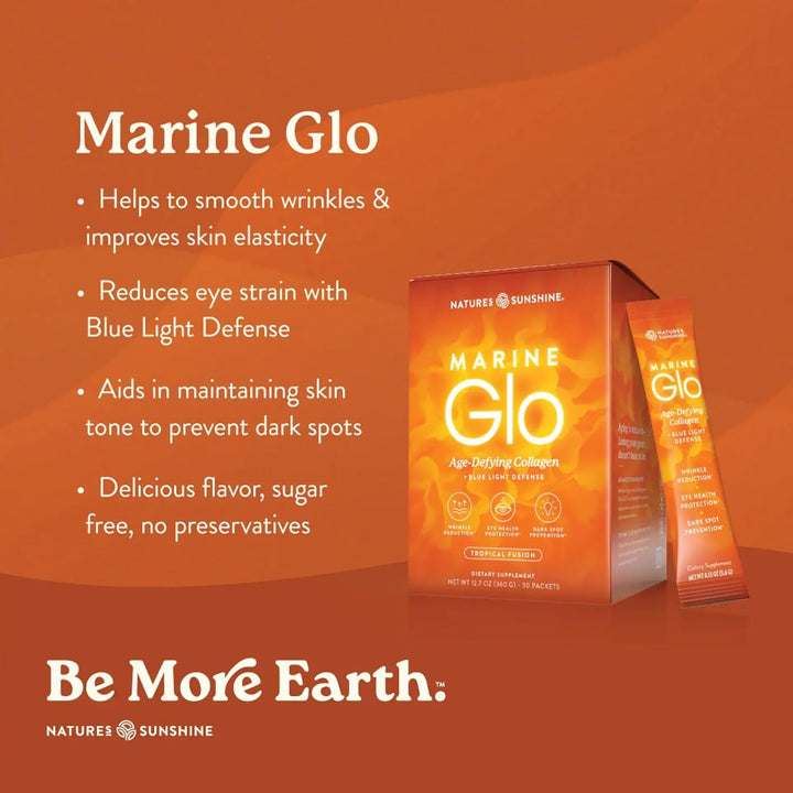Nature's Sunshine Marine Glo Collagen - Defiende contra la luz...