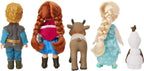 Disney Frozen Deluxe - Set de regalo de muñecas pequeñas, incluye a Anna, Elsa, Kristoff, Sven y Olaf. Las muñecas miden aproximadamente 15 cm de alto - ¡Perfecto para cualquier fan de Frozen!