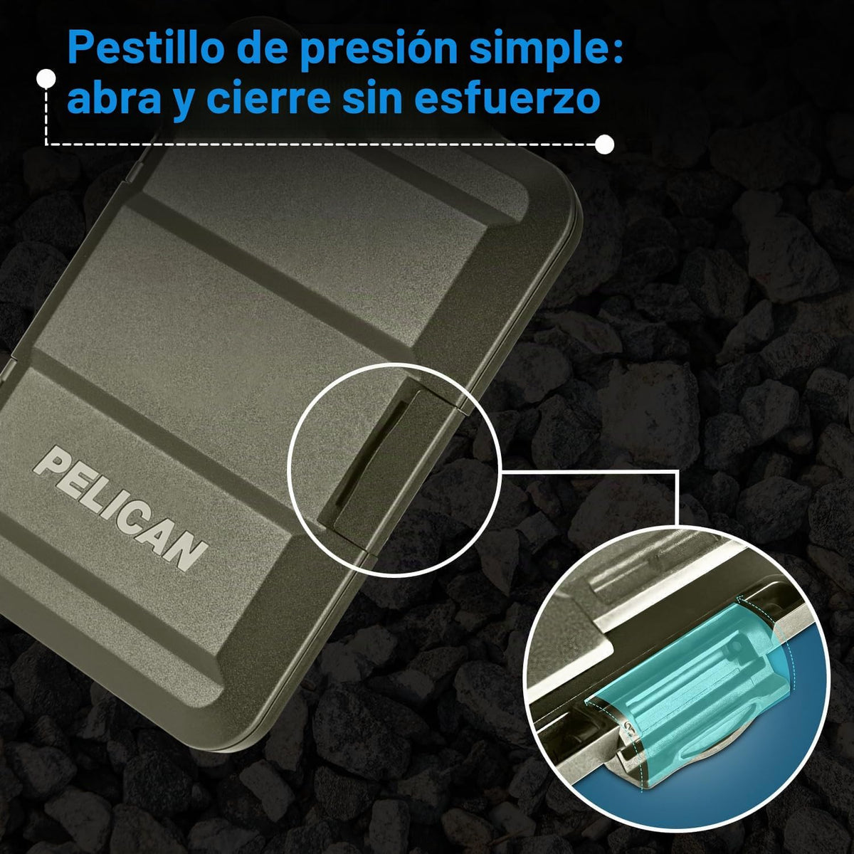 Pelican MagSafe Wallet para iPhone - Cartera magnética delgada para