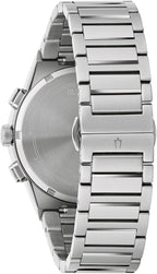 Bulova Reloj cronógrafo Modern Millenia para hombre de cuarzo de acero inoxidable de 6 manecillas, día/fecha, cristal de borde a borde, 41mm