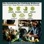 Saba N-Fuse™Super Greens Powder - Más de 50 superalimentos, probióticos