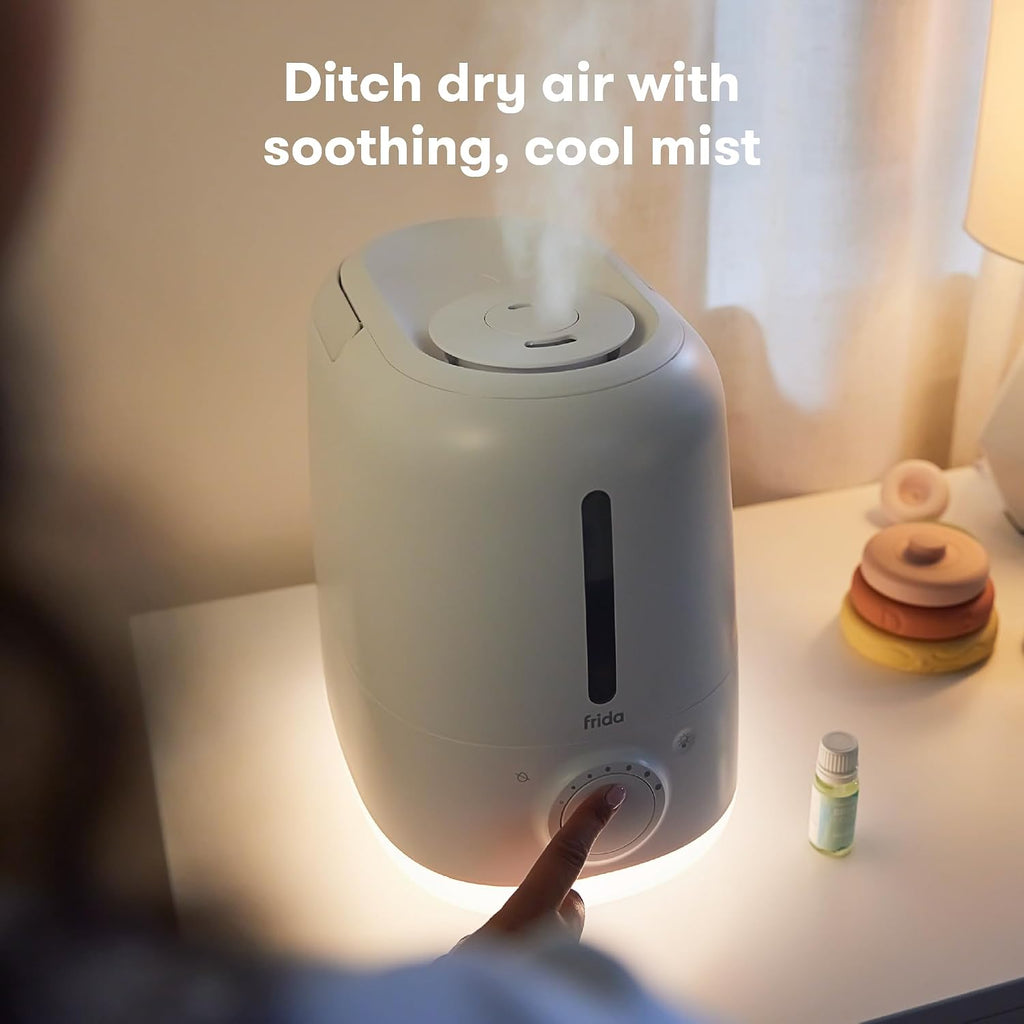Frida 3 en 1 XL Top Fill Cool Mist Humidificador para dormitorio