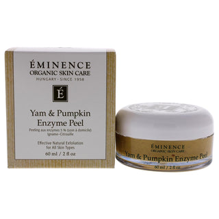 Eminence Cáscara de enzima de ñame y calabaza, 2 onzas, blanco