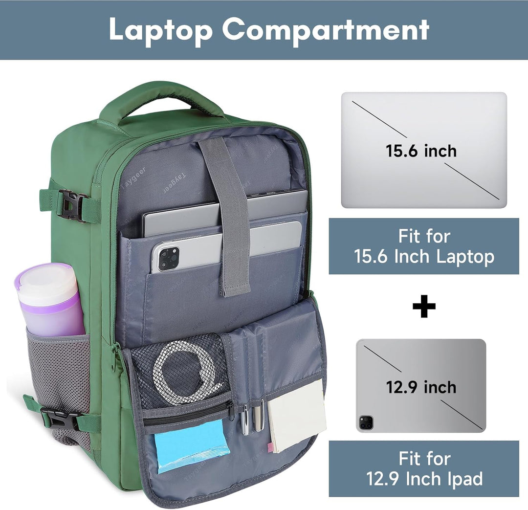 Mochila de viaje Taygeer para mujeres y hombres, mochila de mano ap...