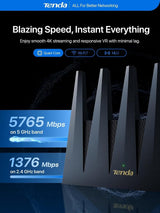 Tenda Enrutador WiFi 7 BE7200 \u2013 Router WiFi de alta velocidad...