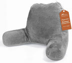 Sasttie Reading Pillow para Cama, Cojín para Espalda para Sentarse Recto, Gris Oscuro