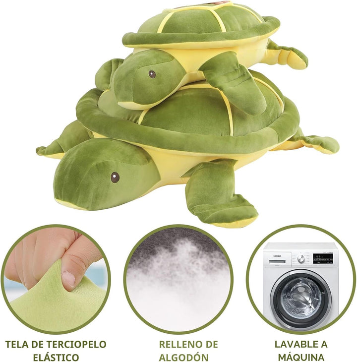 Dalmao Animales de peluche de tortuga marina grande de 28 pulgadas,...
