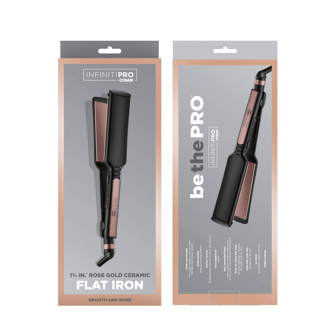 Infiniti PRO CONAIR - Plancha plana de cerámica de oro rosa, planch...