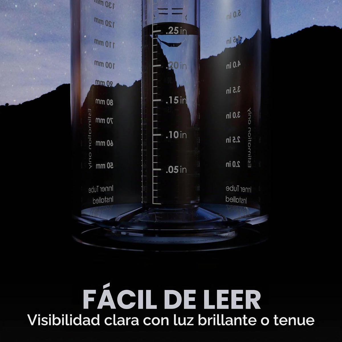 Medidor de lluvia de precisión Tropo, aprobado por CoCoRaHS, de alta capacidad, unidades duales