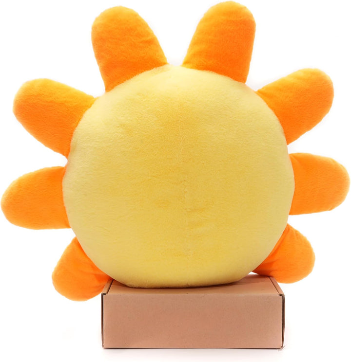 WEIGEDU Juguete de almohada de peluche de sol, amarillo, 17.7 pulga...