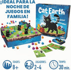 Cat Earth - Juego de mesa familiar de estrategia ligera - 2 a 4 jugadores a