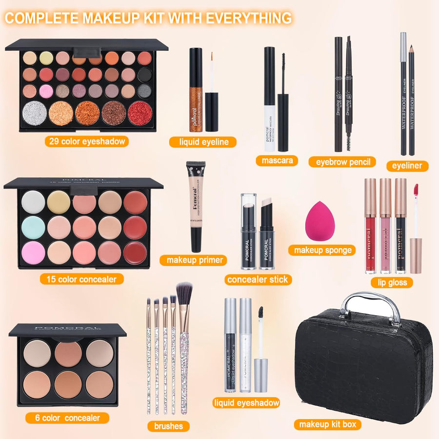 Kit de maquillaje para adolescentes, kit de maquillaje para niñas,...