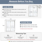 AOSKY Persianas Enrollables Sin Cable Opacas para Ventanas Oscurecimiento de Habitación Persianas Enrolladas con Sistema de Resorte, Protección UV Persianas de Ventana Persianas de Puerta para Hogar y