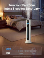 DREO Humidificador inteligente de 11 L, habitación grande, 700 pies