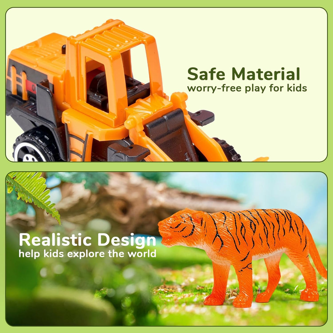 JoyCat Montessori - Caja de clasificación sensorial con 48 objetos...