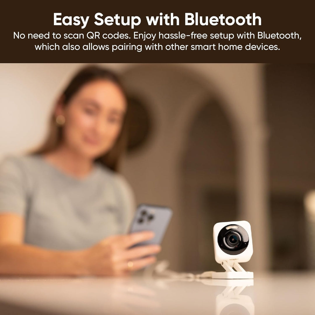 WYZE Cam v4 (Modelo más reciente), Cámara de Seguridad AI de 2.5K,...