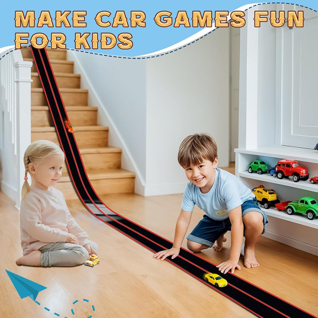 Flex Tracks - Juego de iniciación de 15 pies para niños, pista de r...