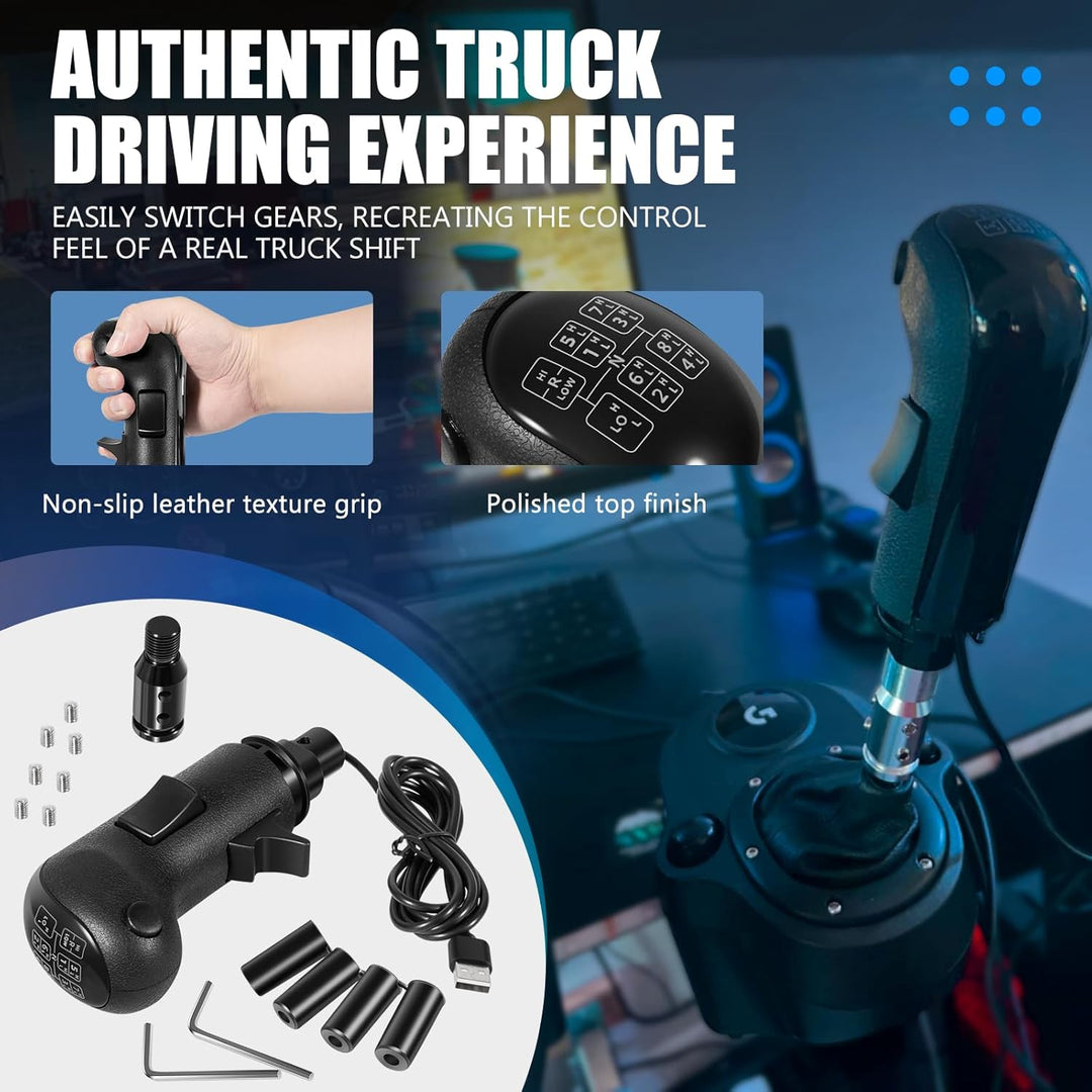Camoo USB American Truck Simulator Shifter Shift Knob for