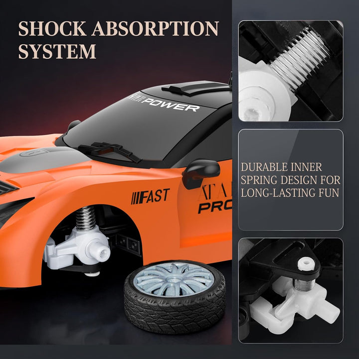 Auto de control remoto RC Drift Car 2.4GHz escala 1:24 4WD 15KM\/H...