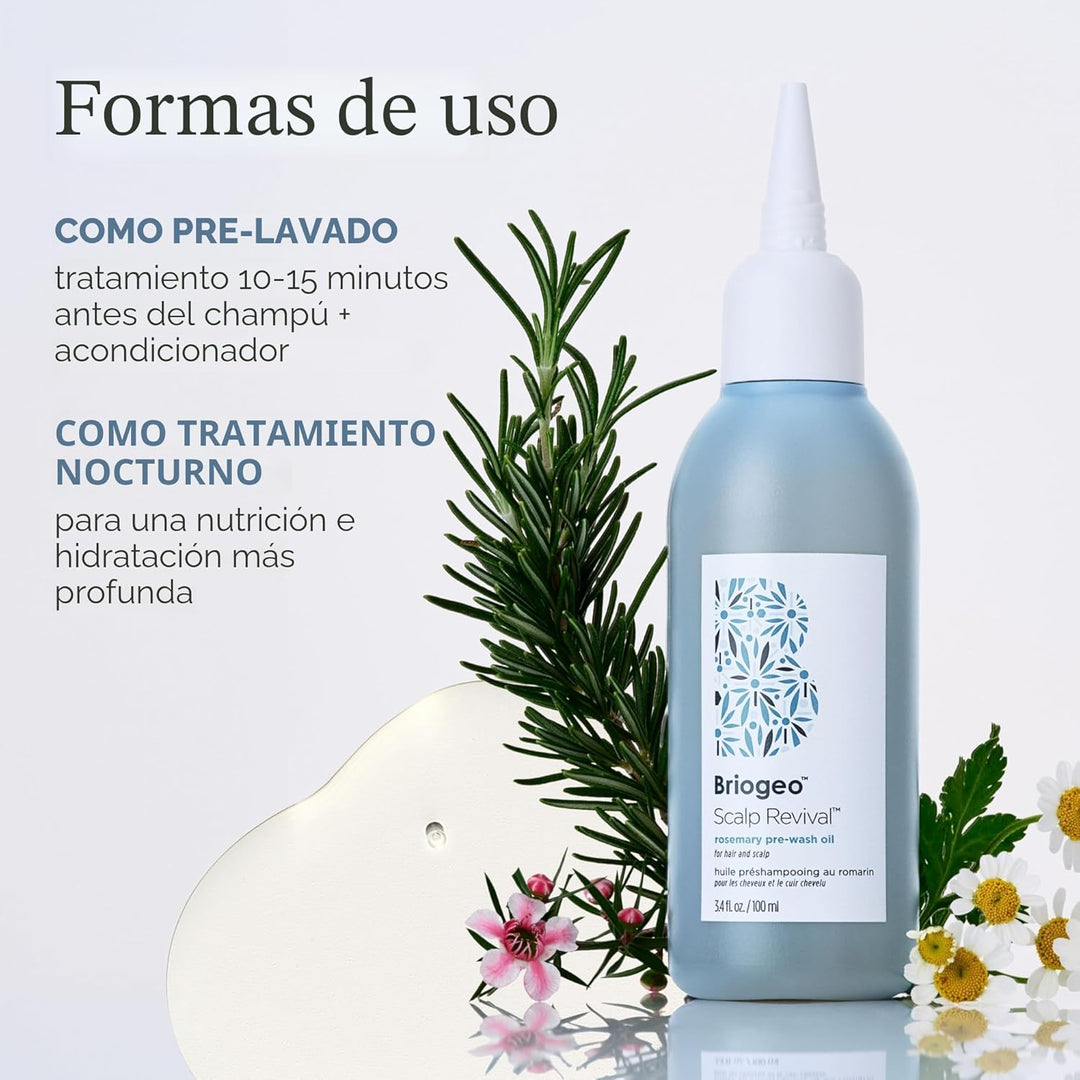 Briogeo Scalp Revival Rosemary Pre-Wash Oil | Moisturizing Scalp Tr...