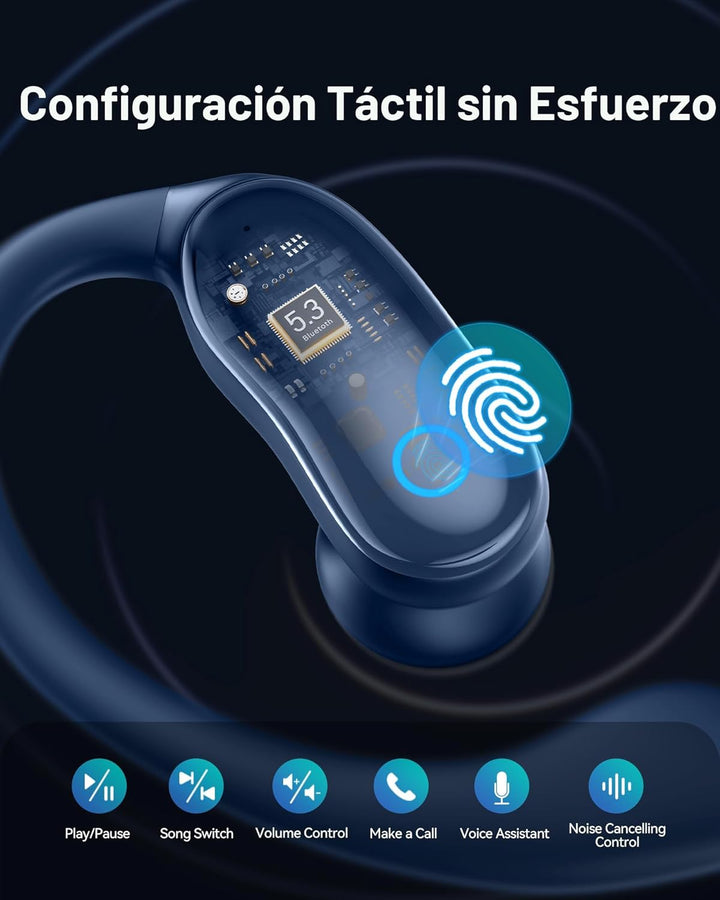 GNMN Auriculares inalámbricos con cancelación activa de ruido, repr...