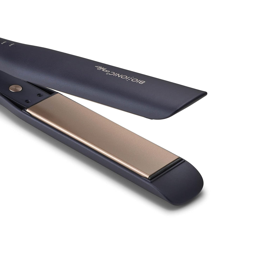 Bio Ionic GoldPro Hair Straightener, Blue, Moisturizing Heat Techno...