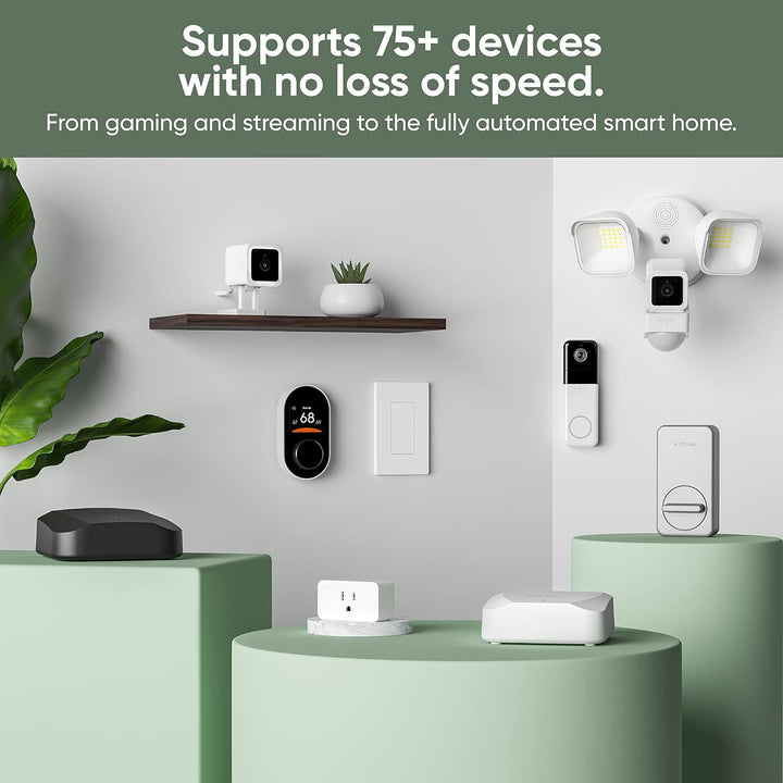 Wyze AXE5400 Tri-Band Wi-Fi 6E Mesh Router Pro, cubre hasta 4000 pi...