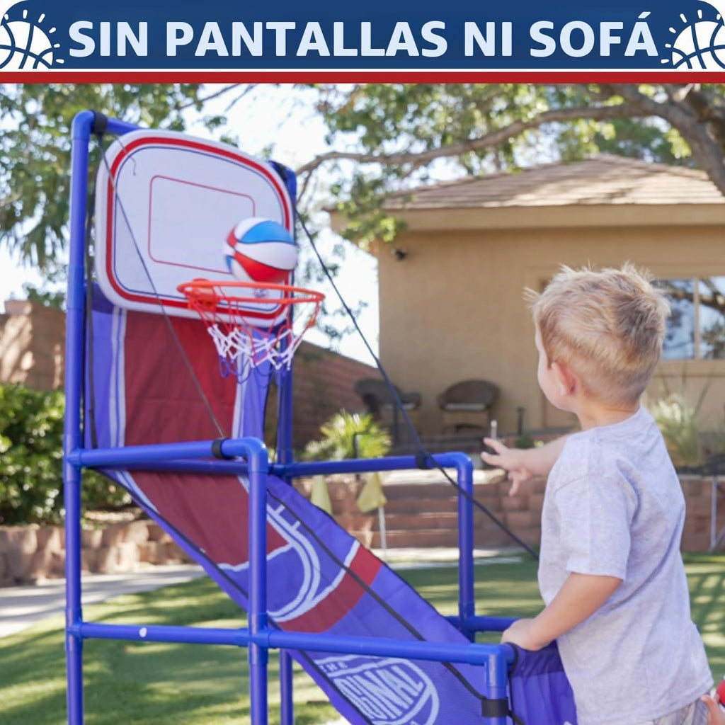 Pop-A-Shot Lil' Pop | Juego de aro de baloncesto para interiores para niños