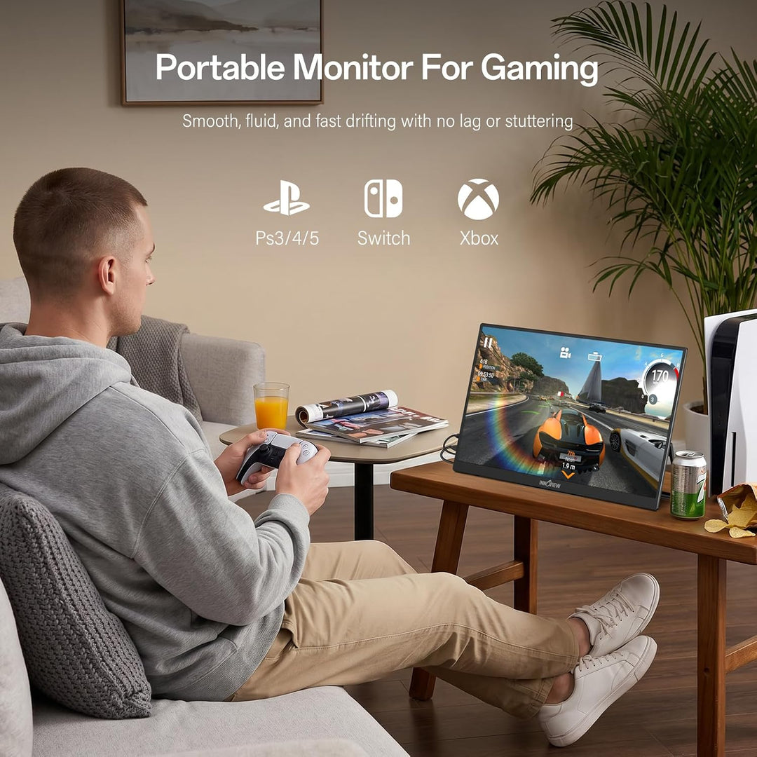 InnoView Monitor portátil de 16 pulgadas 144Hz USB-C, 120Hz HDMI, m...