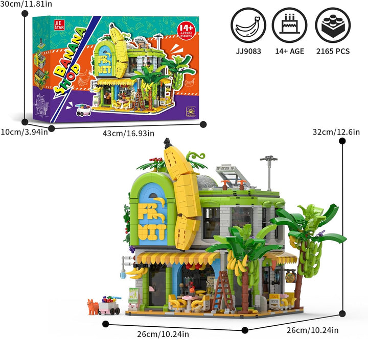 Banana Shop House - Juego de construcción de la ciudad