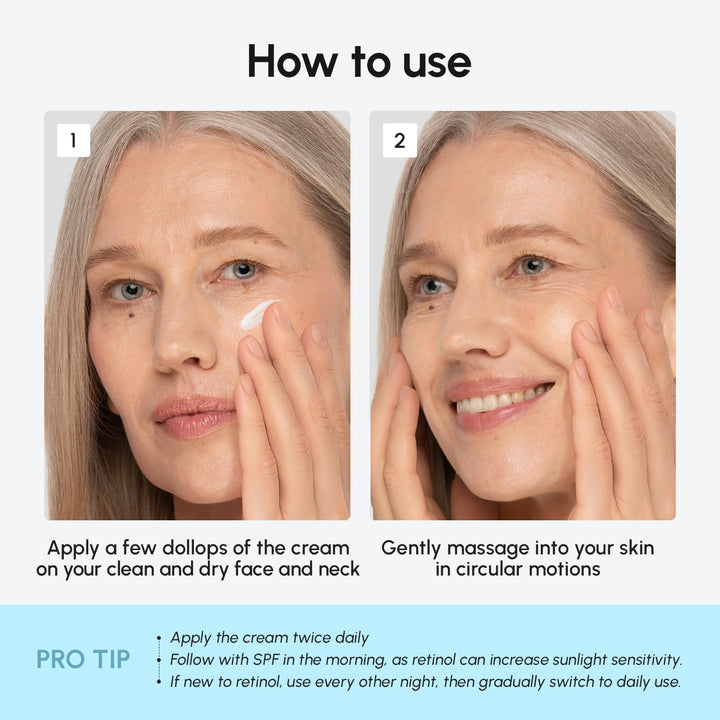 MAREE Crema hidratante facial de colágeno para la cara, paquete de...