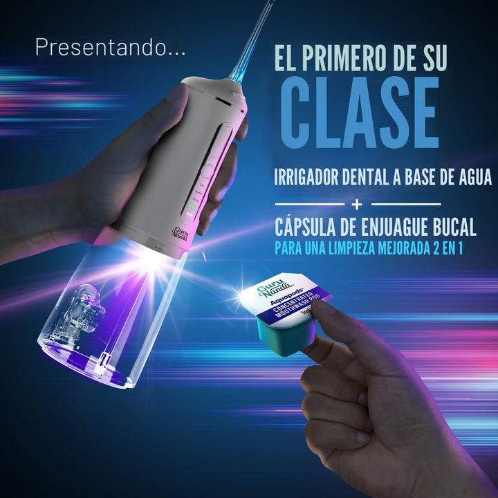GuruNanda Irrigador dental avanzado 3.0 con irrigador dental de agu...