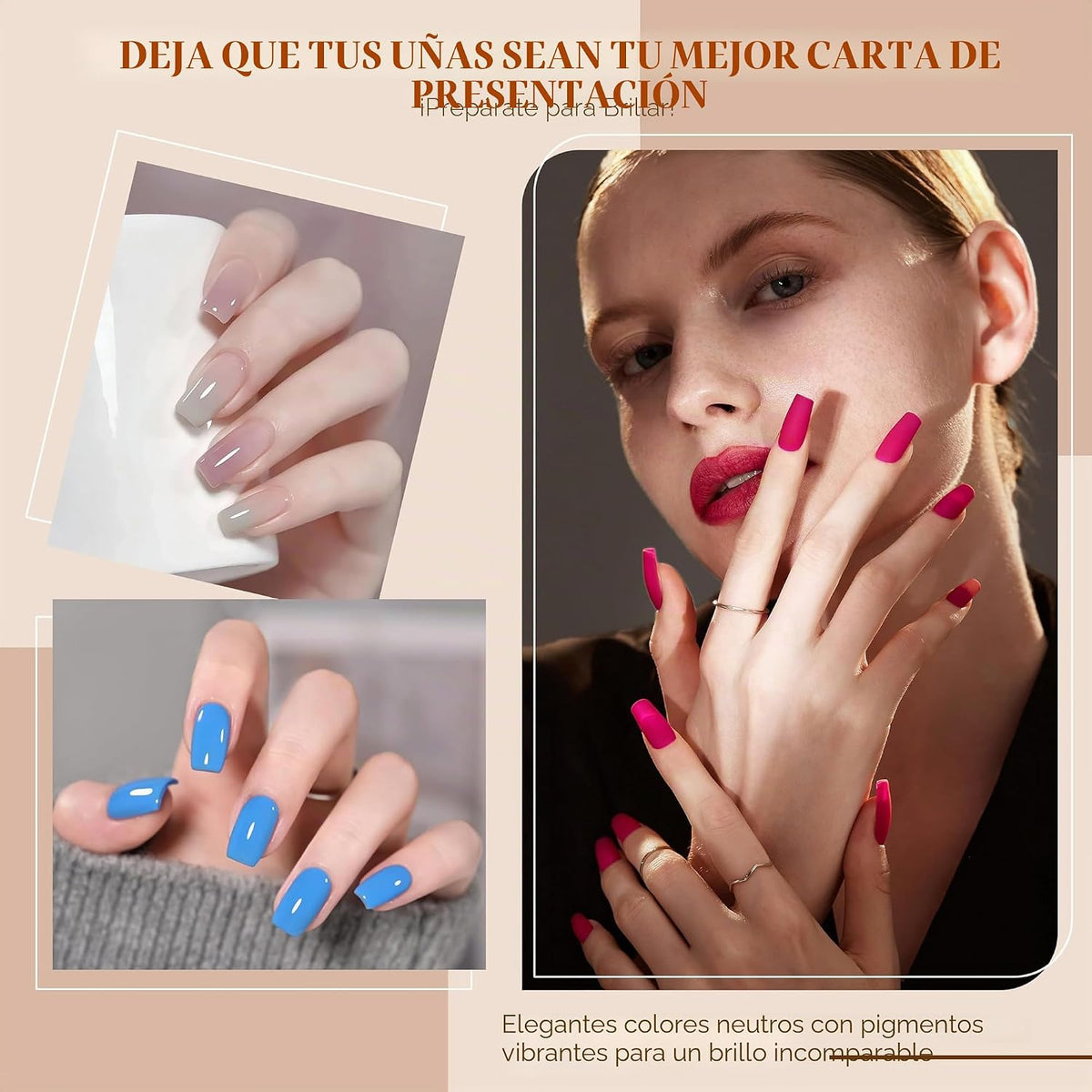 YALSYNY Kit de esmalte de uñas de gel con lámpara de uñas UV, kit d...