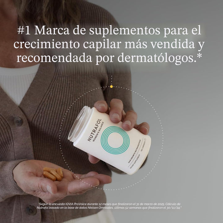 Nutrafol Suplementos para el Crecimiento del Cabello Women's Ba...