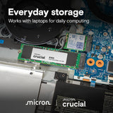 Crucial E100 2TB M.2 NVMe PCIe Gen4 SSD interno, hasta 5.000MB\/s,...