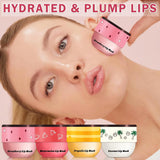LZXLUKGIR Bálsamo labial de miel, mascarilla hidratante para labios...