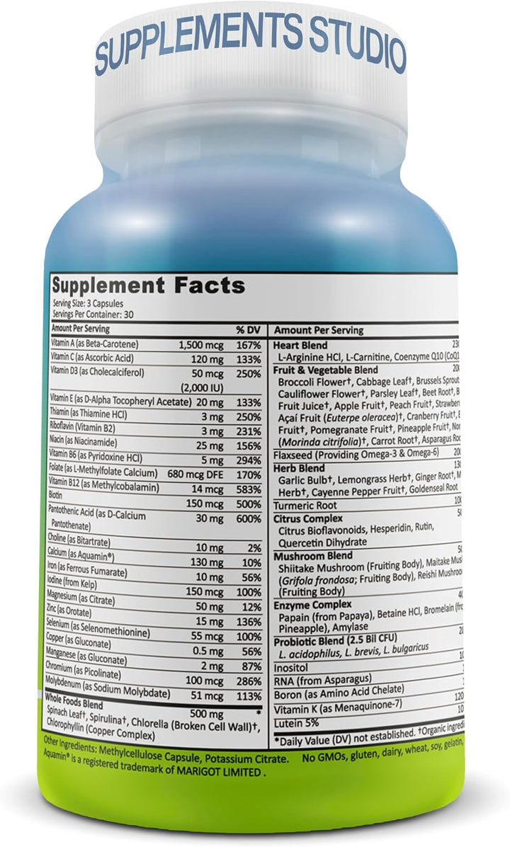 Vitaminas diarias completas \u2013 Quercetina con suplemento de bro...